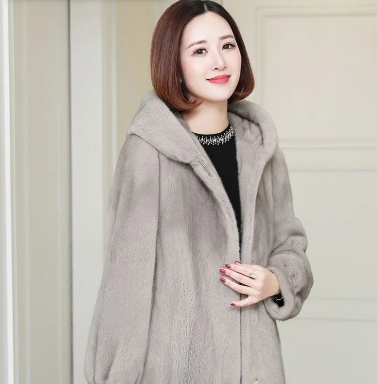 autumn winter women hoode coat