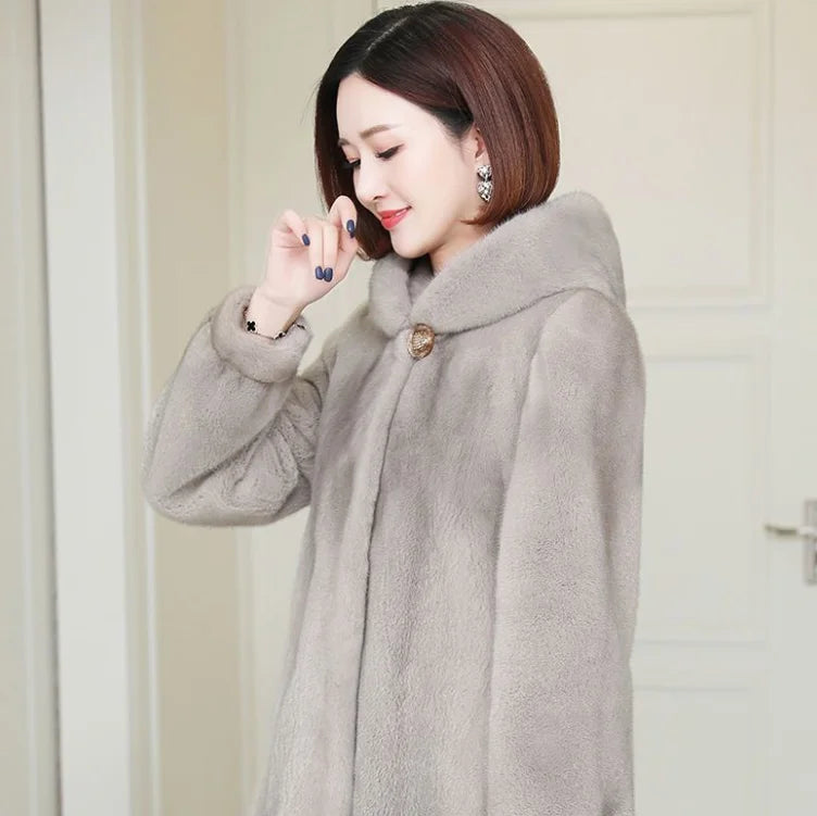 autumn winter women hoode coat