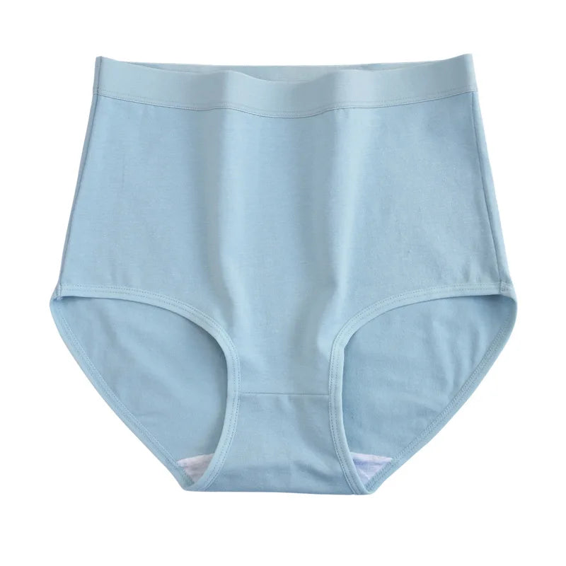 6pcs Women's underwear cotton Panties high waist high quality lingerie breathable wholesale large size 40-90kg cute Briefs