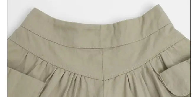 1pcs/lot Women Summer Shorts Cotton And Linen Trousers High Waist Ladies Loose plus size beach shorts