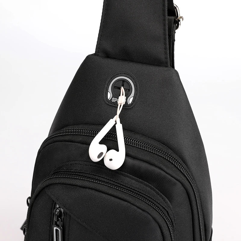 anti theft chest bag travel bag passport case mini crossbody bags for men mountain sports shoulder bag boy keys Mobile phone bag