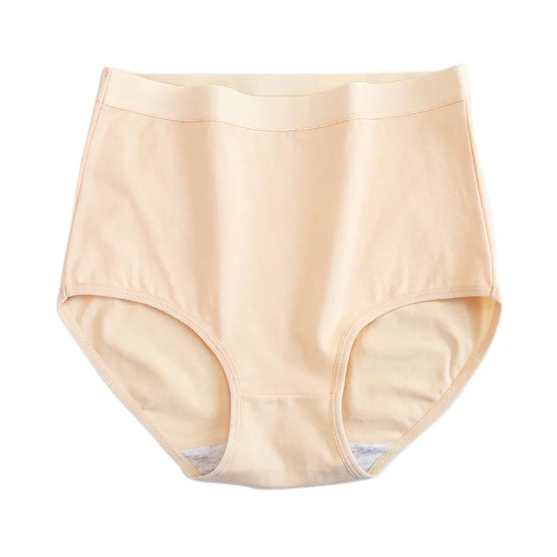 6pcs Women's underwear cotton Panties high waist high quality lingerie breathable wholesale large size 40-90kg cute Briefs