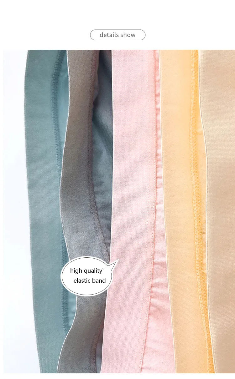6pcs Women's underwear cotton Panties high waist high quality lingerie breathable wholesale large size 40-90kg cute Briefs