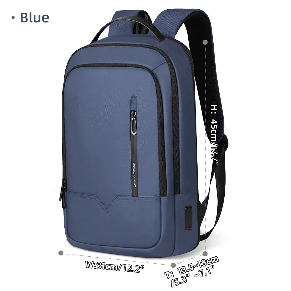 HK Expandable Men's Backpack Waterproof Travel Backpack Lightweight 15.6'' Laptop Bag With USB Port Fashion College School Bags