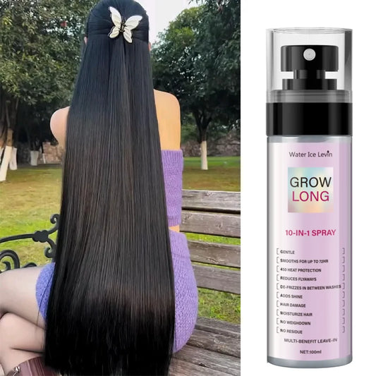 100ml, 10 in 1 Long Hair Care Spray, Innovative Technology to Achieve All-Round Care, Create Natural Lotus Pine Feeling, Gently Sprayed with Various Hair Problems