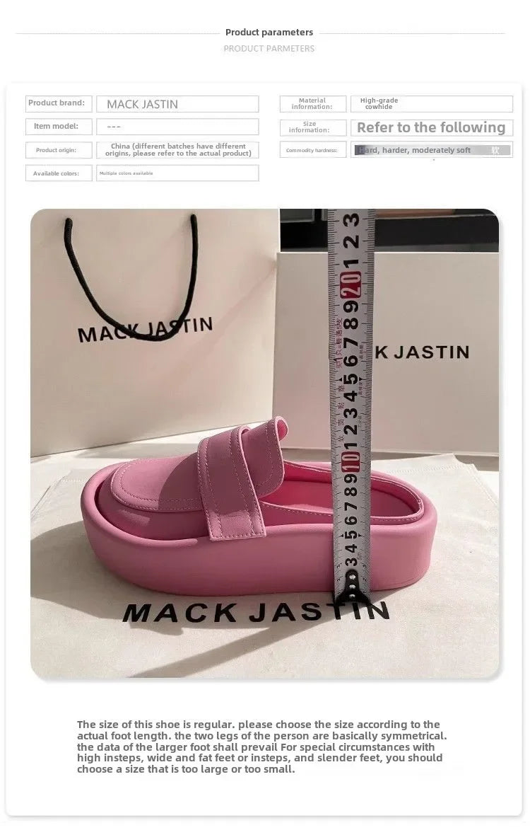 Spring/Summer Soft Bottom Women Slippers Fashionable Outdoor Retro Roman Sandals Casual Lazy Baotou Thick Bottom Half Slippers