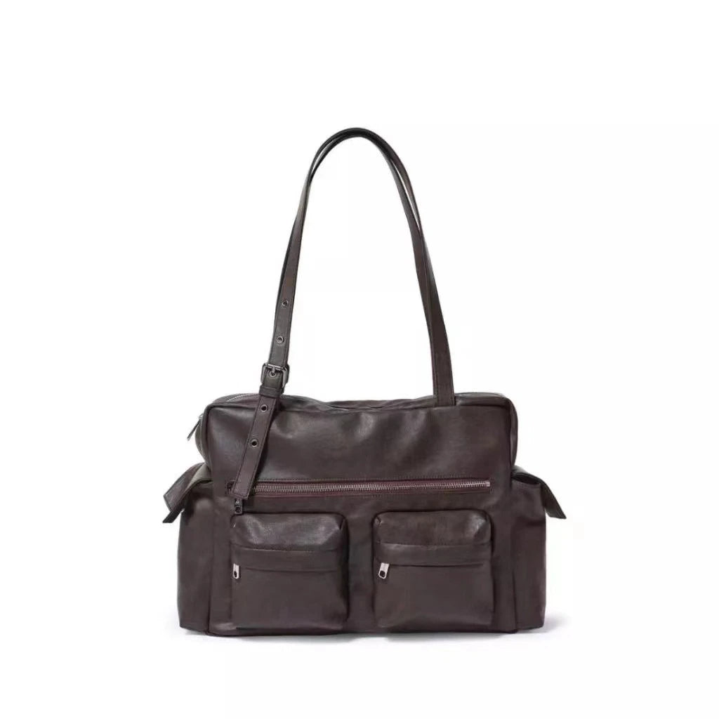 NEW Korean Star's Same Crossbody Bag Samoondoh Trendy Cool Motorcycle Bag Designer Y2K Handbags Casual Single Shoulder Bags