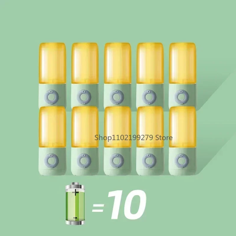 500ML Electric Juicer Portable Smoothie Blender 6 Knife Mini Blenders USB Wireless Rechargeable Mixer Juicers Cup For Travel