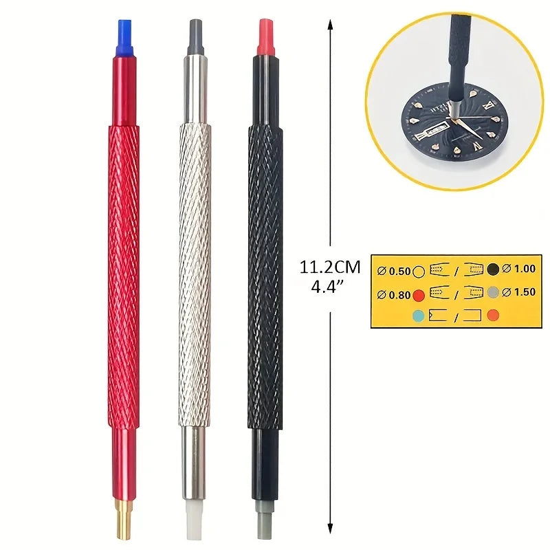 Steel Watch Dial Pointer Remover Watch Repair Tool Sets Watch Needles Picker Lifter Fitting Hands Remover Presser for Watchmaker