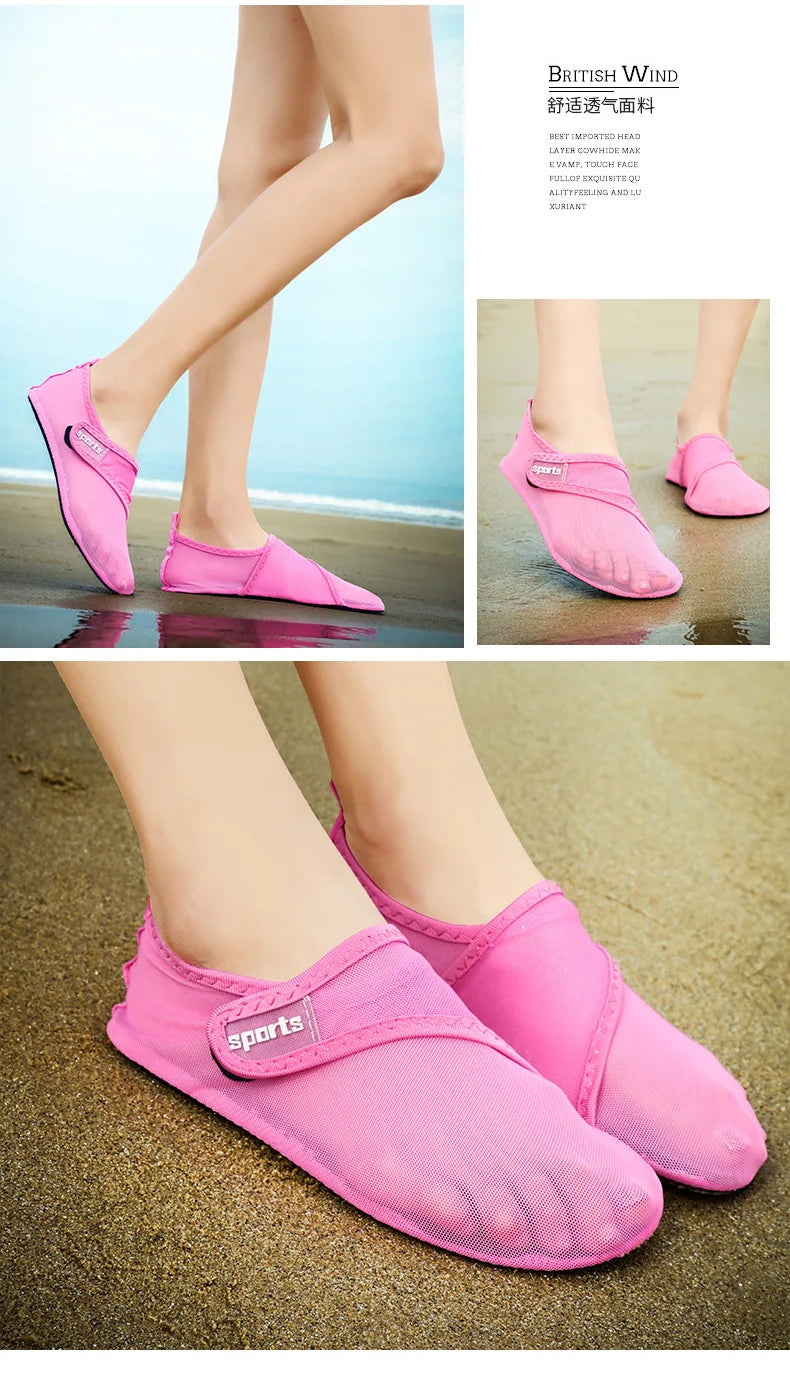 Beach Water Shoes Quick-Drying Swimming Aqua Shoes Seaside Slippers Surf Upstream Light Sports Unisex Flats Water Sneakers