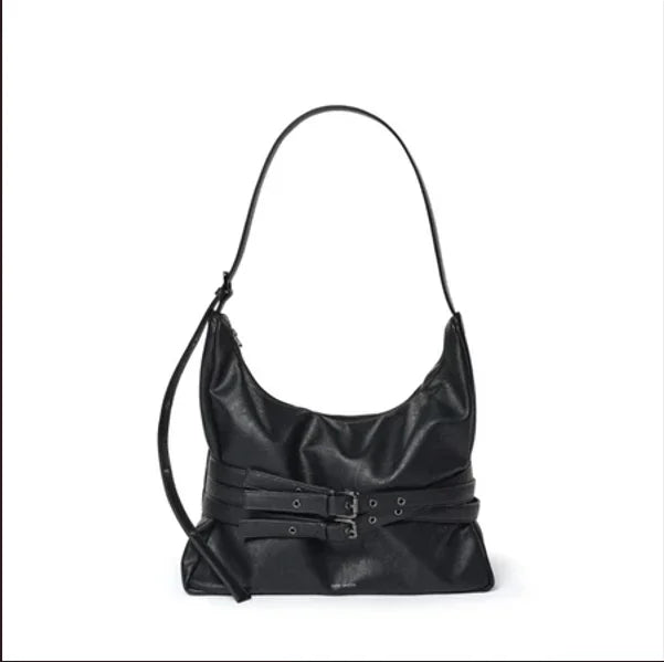 NEW Korean Star's Same Crossbody Bag Samoondoh Trendy Cool Motorcycle Bag Designer Y2K Handbags Casual Single Shoulder Bags