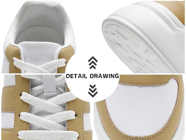 Casual skate shoes for men; versatile fashion shoes for men; casual thick-soled height-increasing shoes for men