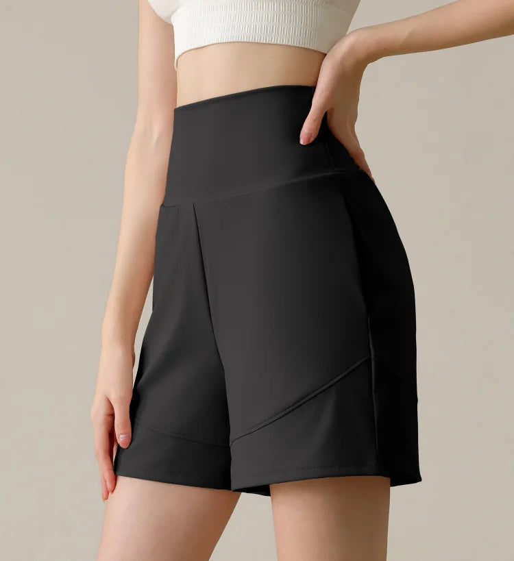 Women's Loose Fitting Slimming Nylon Sports Capris, Casual Fitness Training Pants, Running Pants, Cycling Short, Summer