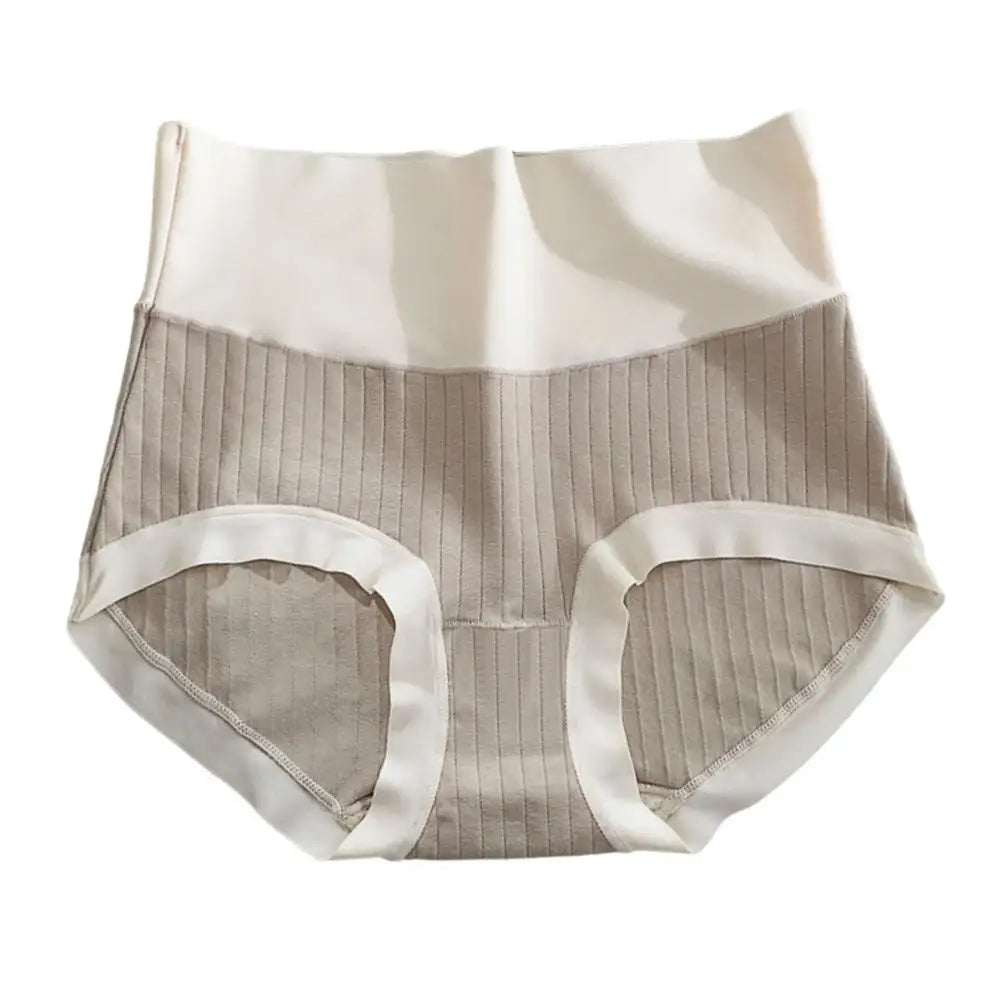 Seamless Ice Silk Jacquard Underwear Seamless High Waist Women's Panties with Tummy Control Butt-lifting Features Soft for Quick
