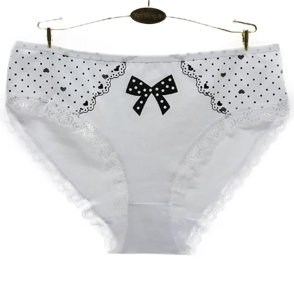 Cotton Panties Plus Size Underwear Women Briefs High Waist Panty Woman Lingerie Lady Girl Intimate 4XL 3XL 2XL 6 Pieces/Lot