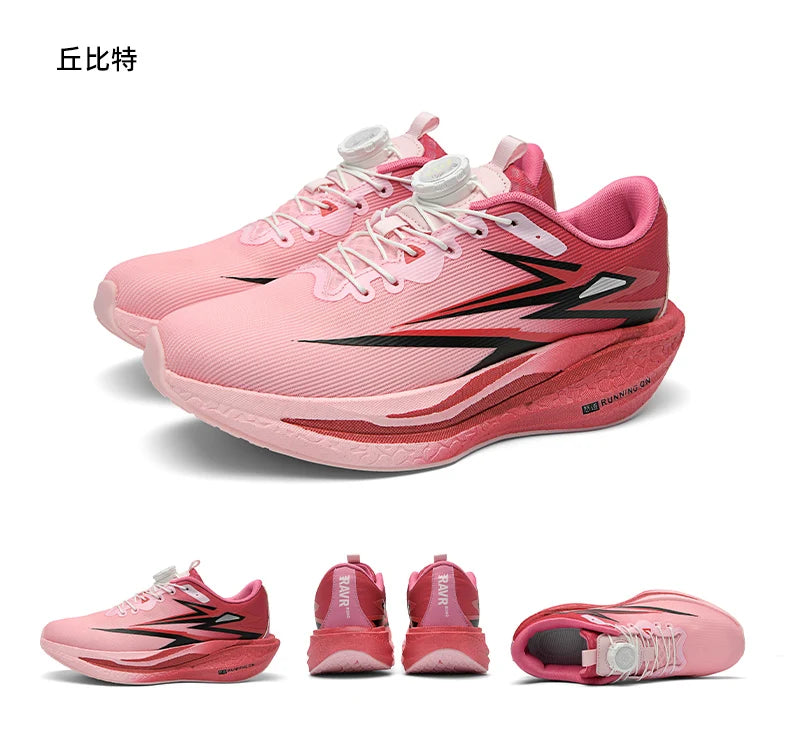 Running Sneakers Men Lightweight Breathable Wear-Resistant Carbon Plate Shoes Comfort Marathon Athletic Sports Shoes for Man