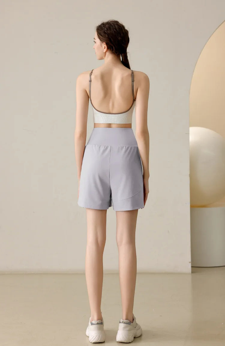 Women's Loose Fitting Slimming Nylon Sports Capris, Casual Fitness Training Pants, Running Pants, Cycling Short, Summer