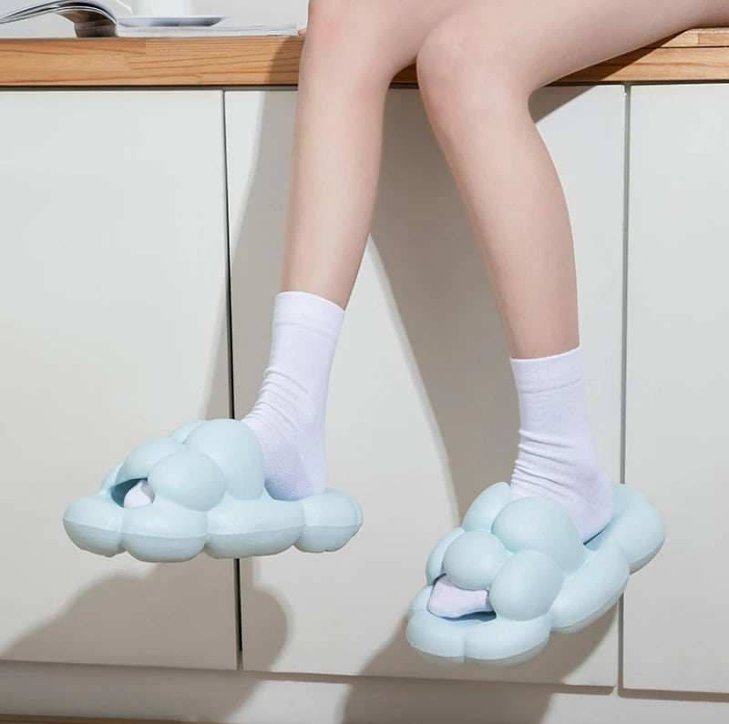 Ladies Platform Slippers Home Fashion Flip Flops Summer Shoes 2023 New Cloud Slipper Women Slides Comfort Beach Shoes Footwear