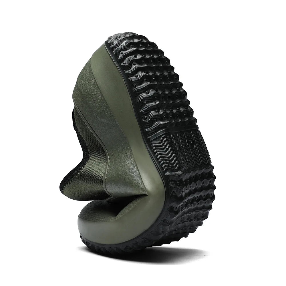 Unisex Men Rain Boots Waterproof Chef Shoes Non-Slip Men Water Shoes Outdoor Flat Rain Shoes Kitchen Work Women Shoe Plus Size49