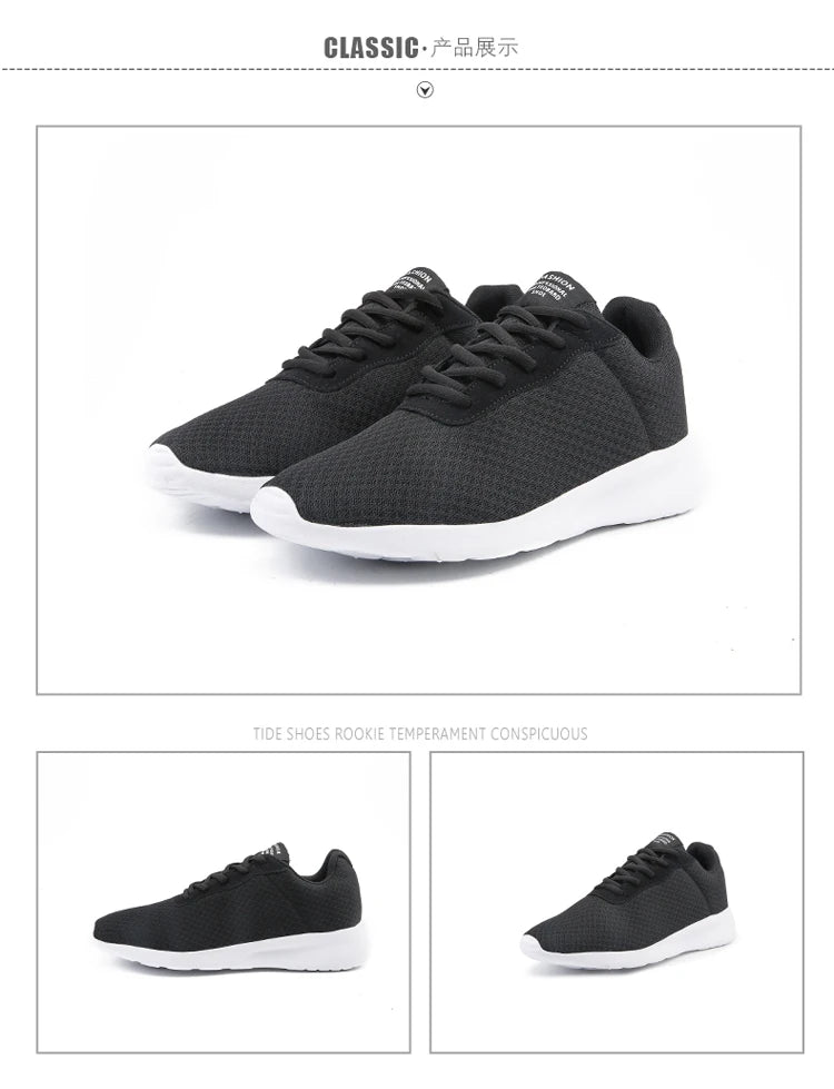 Spring New Men Casual Shoes Lace up Men Shoes Lightweight Comfortable Breathable Walking Sneakers Tenis Feminino Zapatos