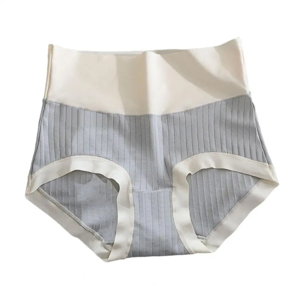 Seamless Ice Silk Jacquard Underwear Seamless High Waist Women's Panties with Tummy Control Butt-lifting Features Soft for Quick
