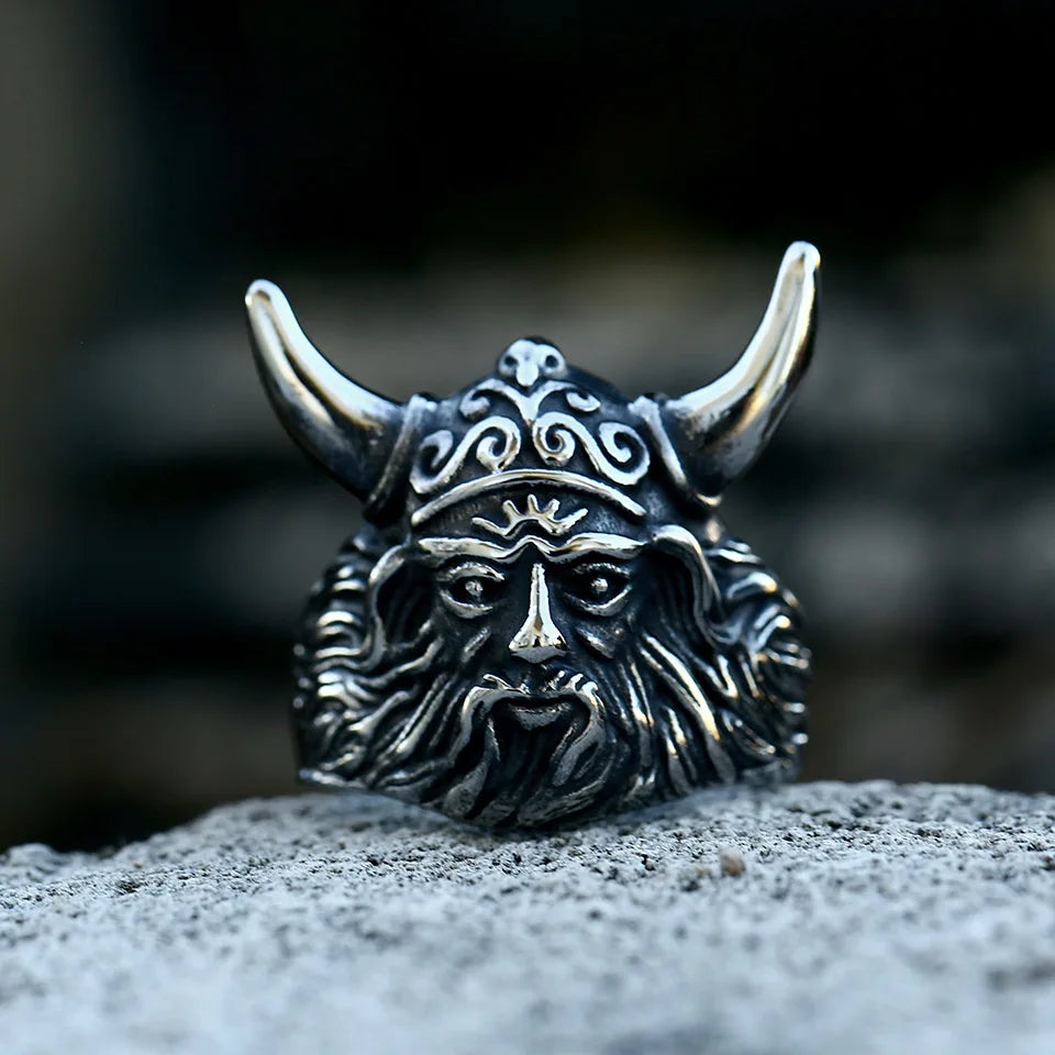 BEIER 2022 New Creative Design Prajna Mask Ring Japanese Gothic Popular Jewelry Gift Locomotive Jewelry