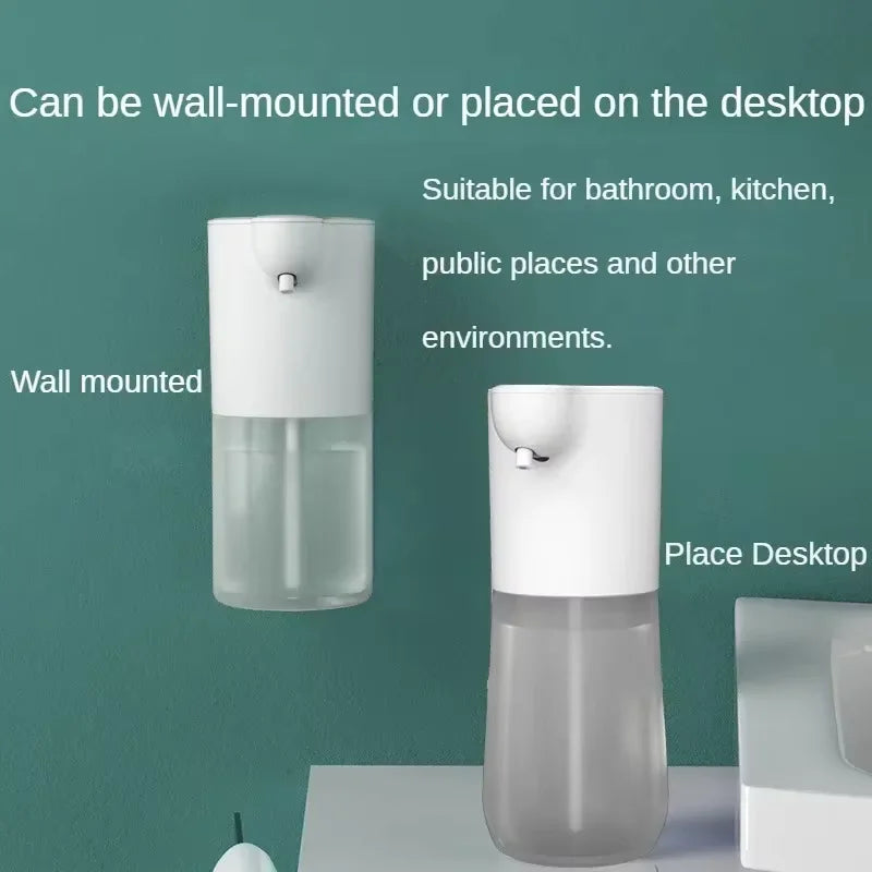 Automatic Sensor Foam Dispenser Touchless Type-C Charging Capacity Smart Liquid Soap Dispenser Infrared Sensor Soap Dispenser