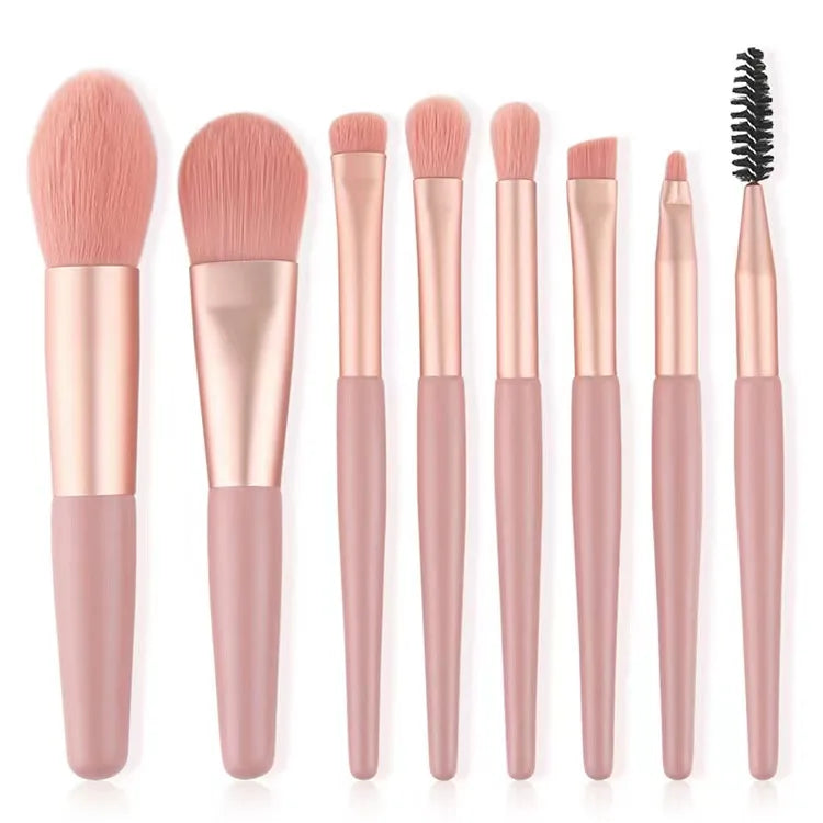 20/10/8/6Pcs Makeup Brushes Set Professional Plastic Handle Soft Synthetic Hair Powder Foundation Eyeshadow Brush Make Up Tools