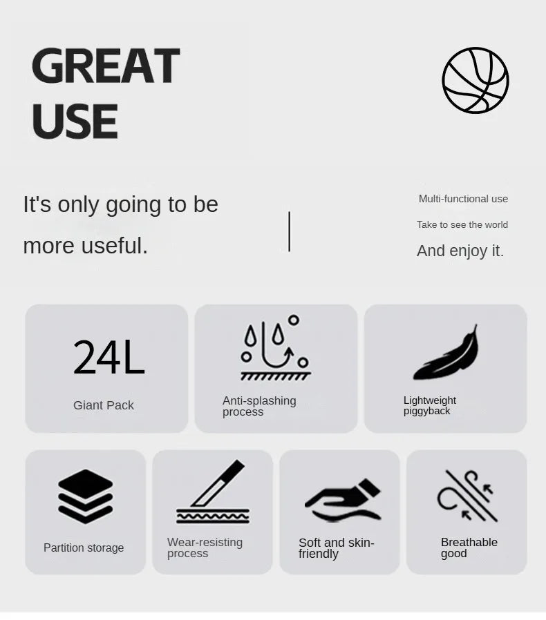 Custom Sports Basketball Bag Backpack Football Training Backpack Logo Volleyball Storage Bag Team Match Printed Logo Number