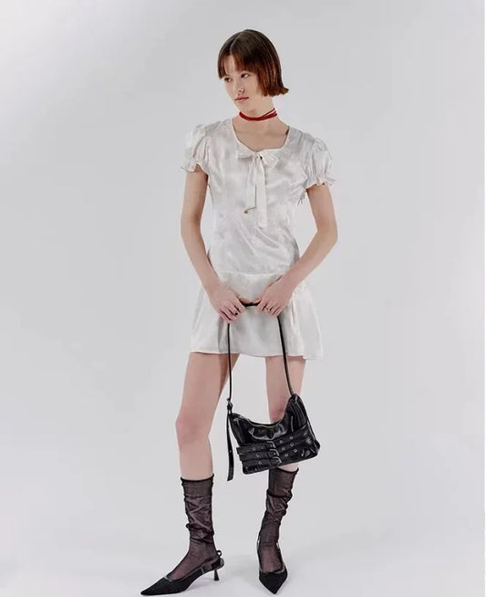 NEW Korean Star's Same Crossbody Bag Samoondoh Trendy Cool Motorcycle Bag Designer Y2K Handbags Casual Single Shoulder Bags