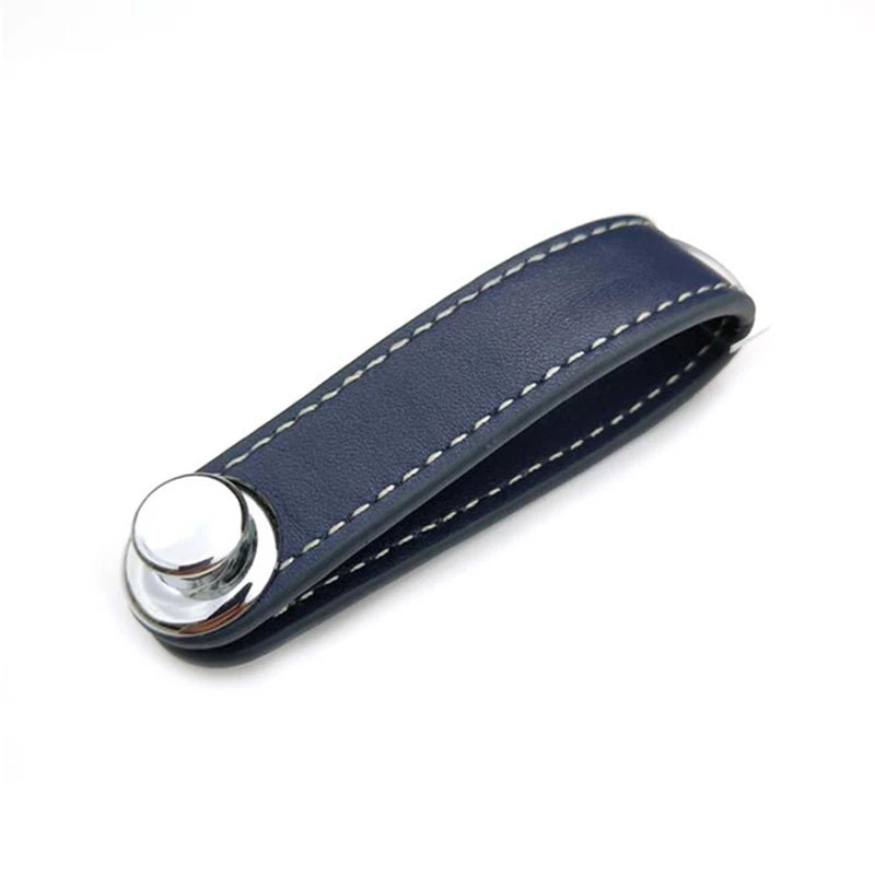 Car Key Pouch Bag Case Wallet Holder Chain Key Wallet Ring Collector Housekeeper Pocket Key Organizer Smart Leather Keychain