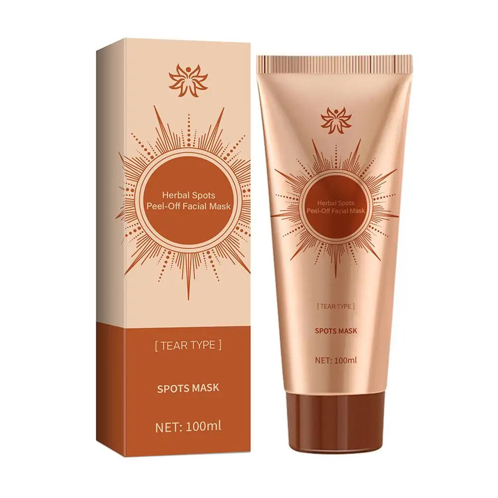 Pack of 2 Spots Blemish Clearing Peel Off Mask Anti-Blemish Freckle Glowing Mask Tear-Off Face Mask Moisturizing Pore Tightening