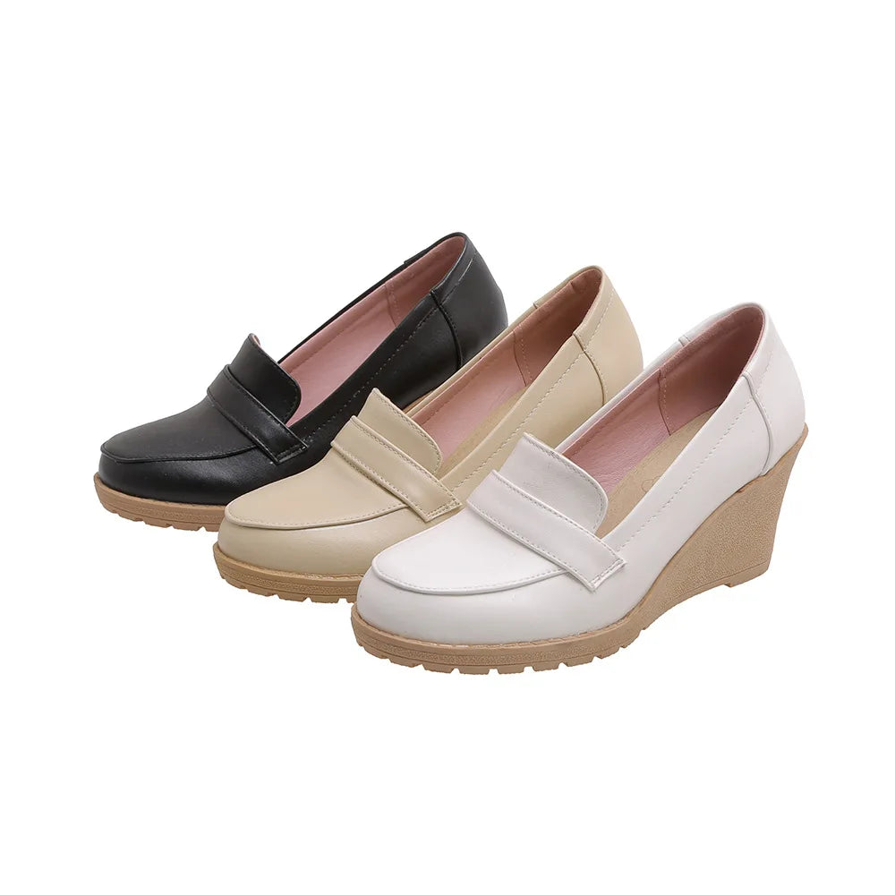 Slip On Gold  Heels Comfortable High-Heeled Shoes Shallow Mouth Pointed Pumps Sweet Sandals Ladies Clogs Wedge 2025 Slip-On Lace