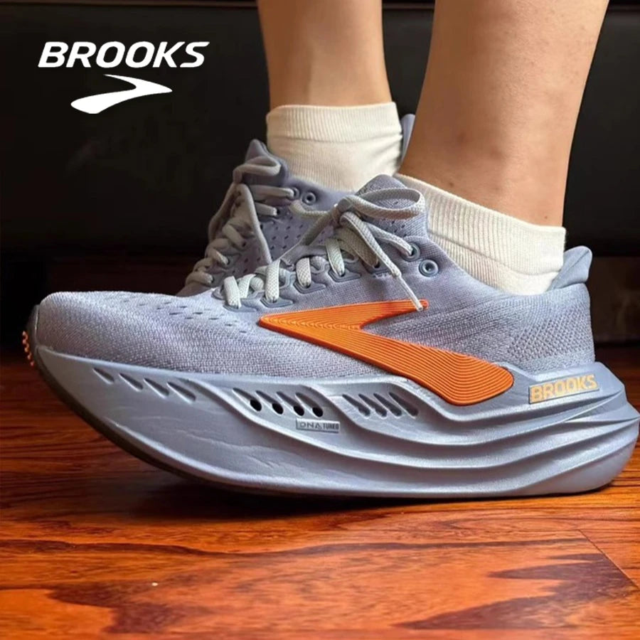 2025 BROOKS Men's Glycerin Max Casual Sneakers Shoes Suitable for Sports Training Non-slip Wear Breathable Cushioned Shoes