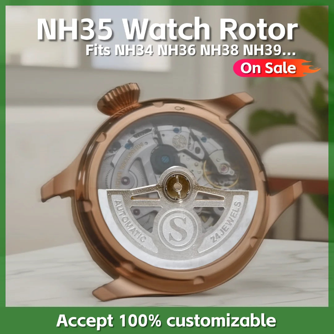 NH35 NH36 Mechanical Movement Automatic Hammer Rotorc Oscilating Weight Hammer Rotor NH34 NH70 4R35 4R36 Watch Repair Refit Part