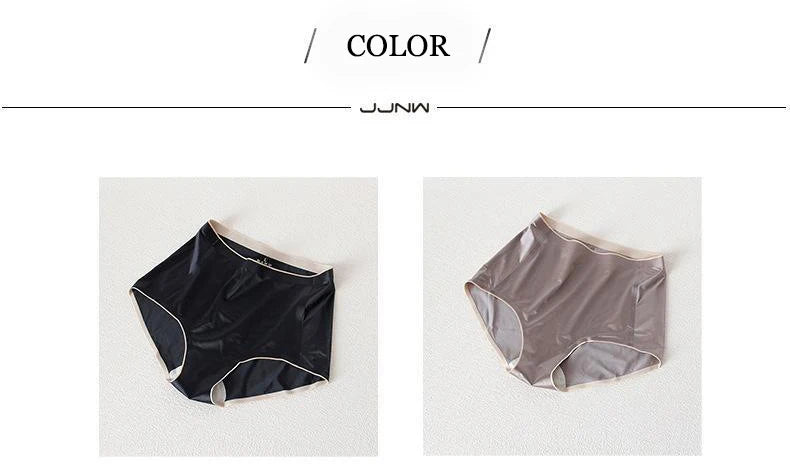 Women's Sexy Traceless Natural Silk Thin Breathable Skincare High Waist Traceless Triangle Pants