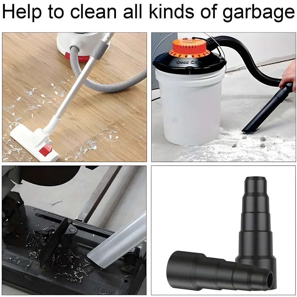 1PCS 5-layer vacuum cleaner tube adapter - universal soft tube adapter connector for universal models (50/42/34/30/23mm)