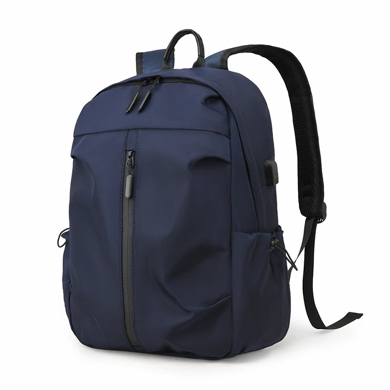 Boys' school backpack, university backpack, waterproof and lightweight black backpack, casual day bag, boys' and girls' backpack