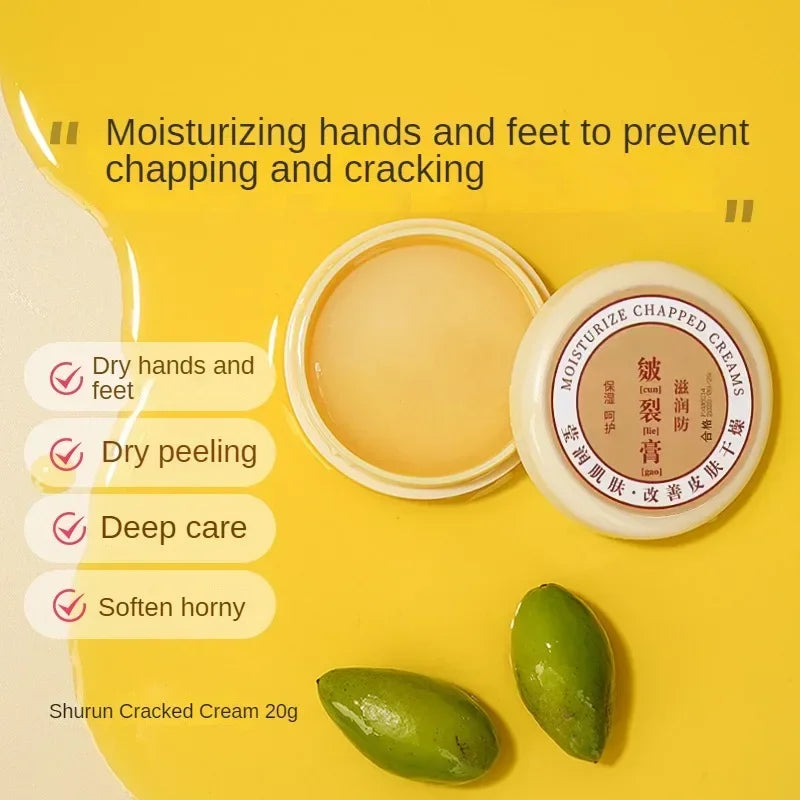 20g Oil Anti-Drying Crack Foot Cream Heel Cracked Repair Cream Removal Dead Skin Hand Feet Care Foot Mask