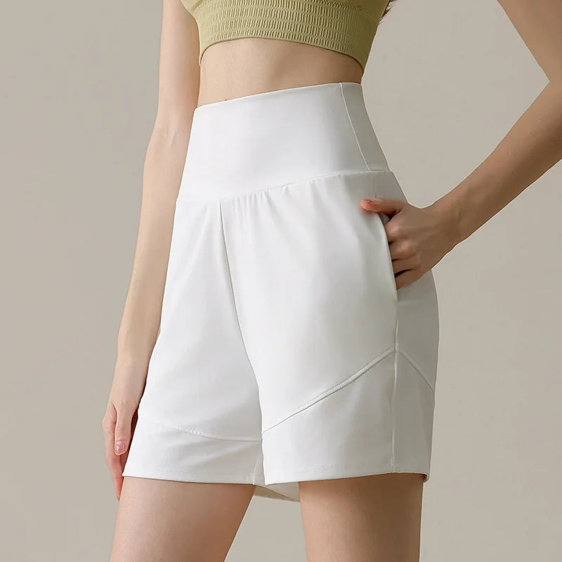 Women's Loose Fitting Slimming Nylon Sports Capris, Casual Fitness Training Pants, Running Pants, Cycling Short, Summer