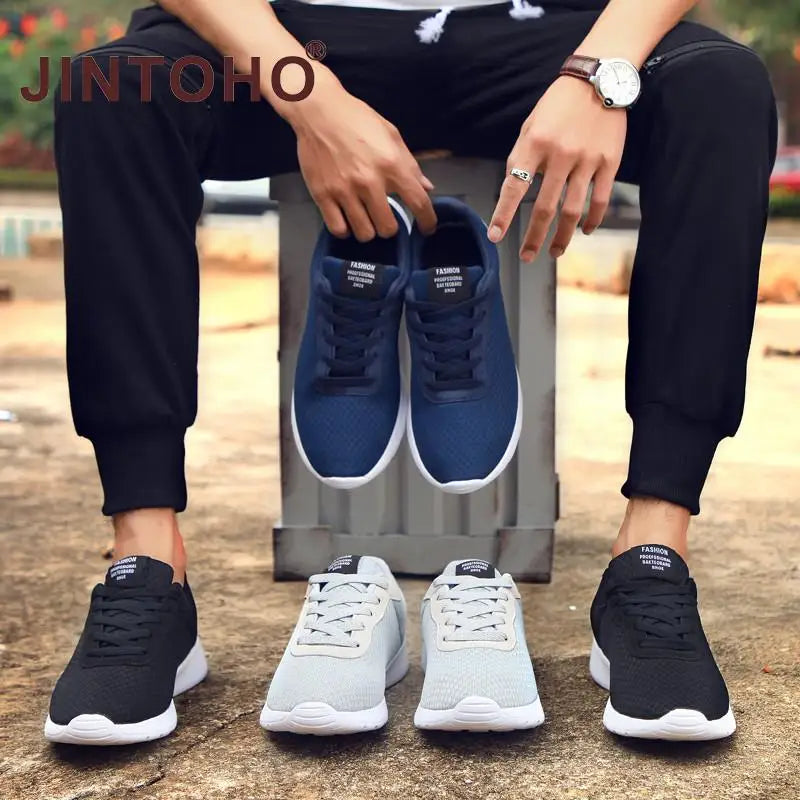 Spring New Men Casual Shoes Lace up Men Shoes Lightweight Comfortable Breathable Walking Sneakers Tenis Feminino Zapatos