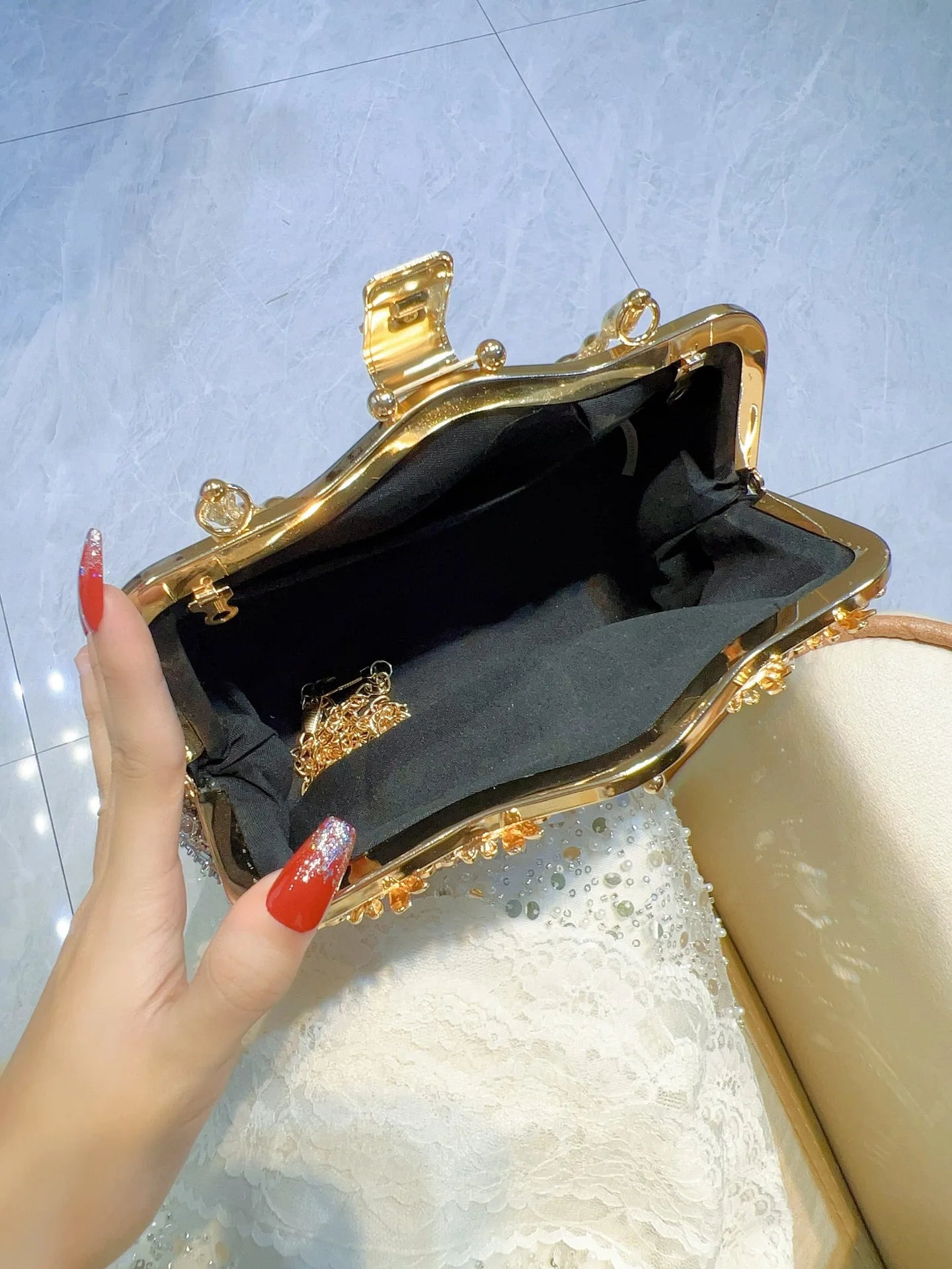 Luxury Crystal Shiny Rhinestones Diamonds Evening Bag Women Glitter Handbag Wedding Party Clutch Purse Shoulder Bag 2025 New