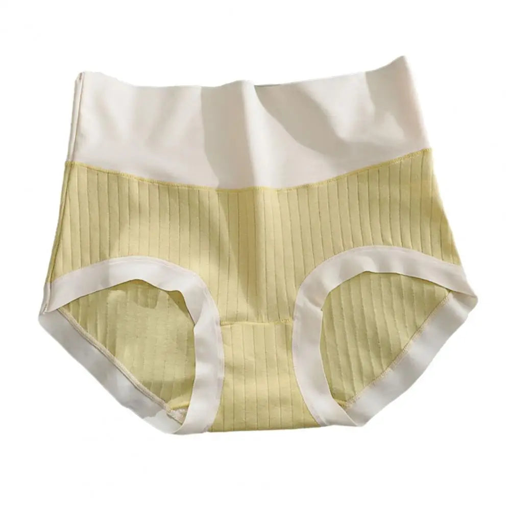 Seamless Ice Silk Jacquard Underwear Seamless High Waist Women's Panties with Tummy Control Butt-lifting Features Soft for Quick