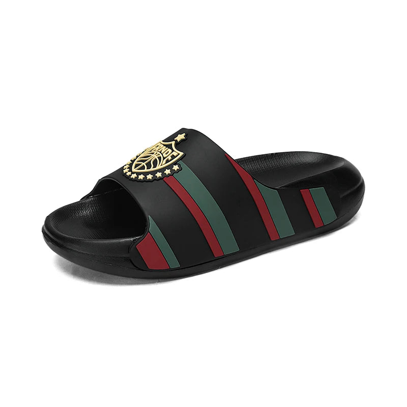Fashion Designer Slippers For Men Women Summer Casual Men's Slides Outdoor Beach Slippers Lightweight Women's Platform Sandals