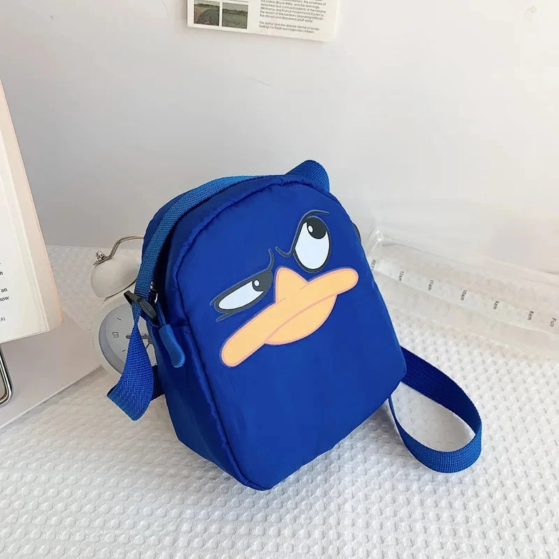 2024 New Canvas Small Fresh Ladies One-shoulder Diagonal Bag Multifunctional Fashion Cartoon Print All-match Package