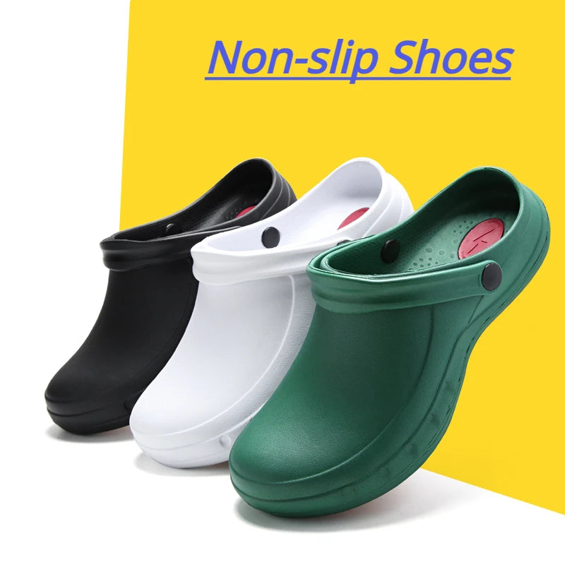 Chef Shoes Lightweight and Slip-resistant EVA Sandles for Doctors Nurses in Hospitals and Labs