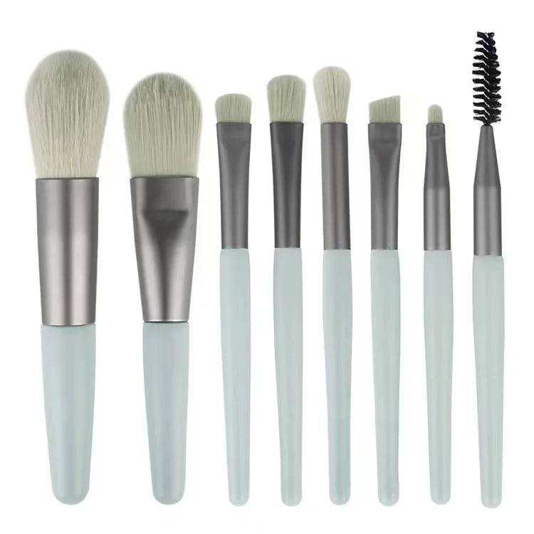 20/10/8/6Pcs Makeup Brushes Set Professional Plastic Handle Soft Synthetic Hair Powder Foundation Eyeshadow Brush Make Up Tools