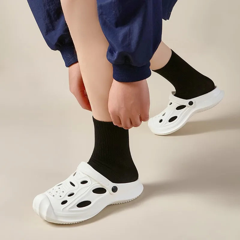 Comwarm Men's Summer Clogs Slippers New Fashion Camouflage Garden Sandals Outdoor Classic Beach Slippers Soft EVA House Slides