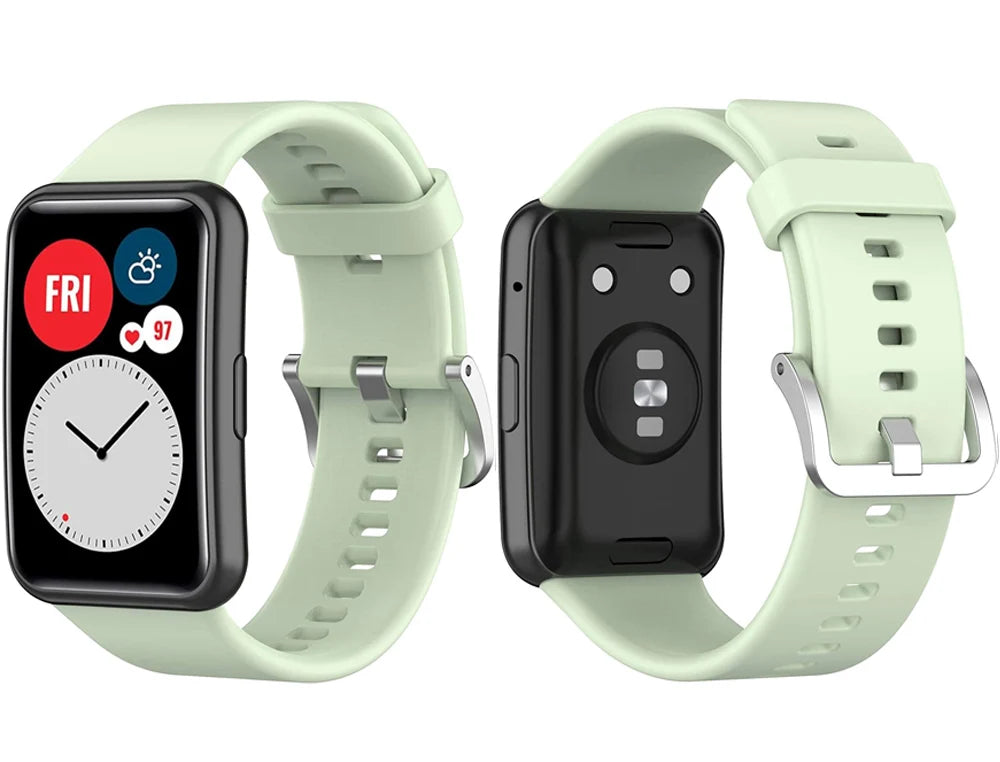 Silicone Band For Huawei Watch FIT Strap Smartwatch Accessories Replacement Wrist bracelet correa huawei watch fit 2021 Strap