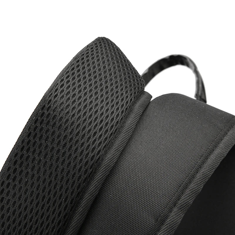 Boys' school backpack, university backpack, waterproof and lightweight black backpack, casual day bag, boys' and girls' backpack